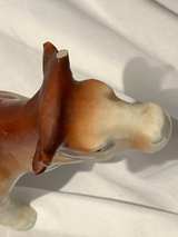 Goebel Brown & White Ceramic Cow Milk Creamer - Image 2