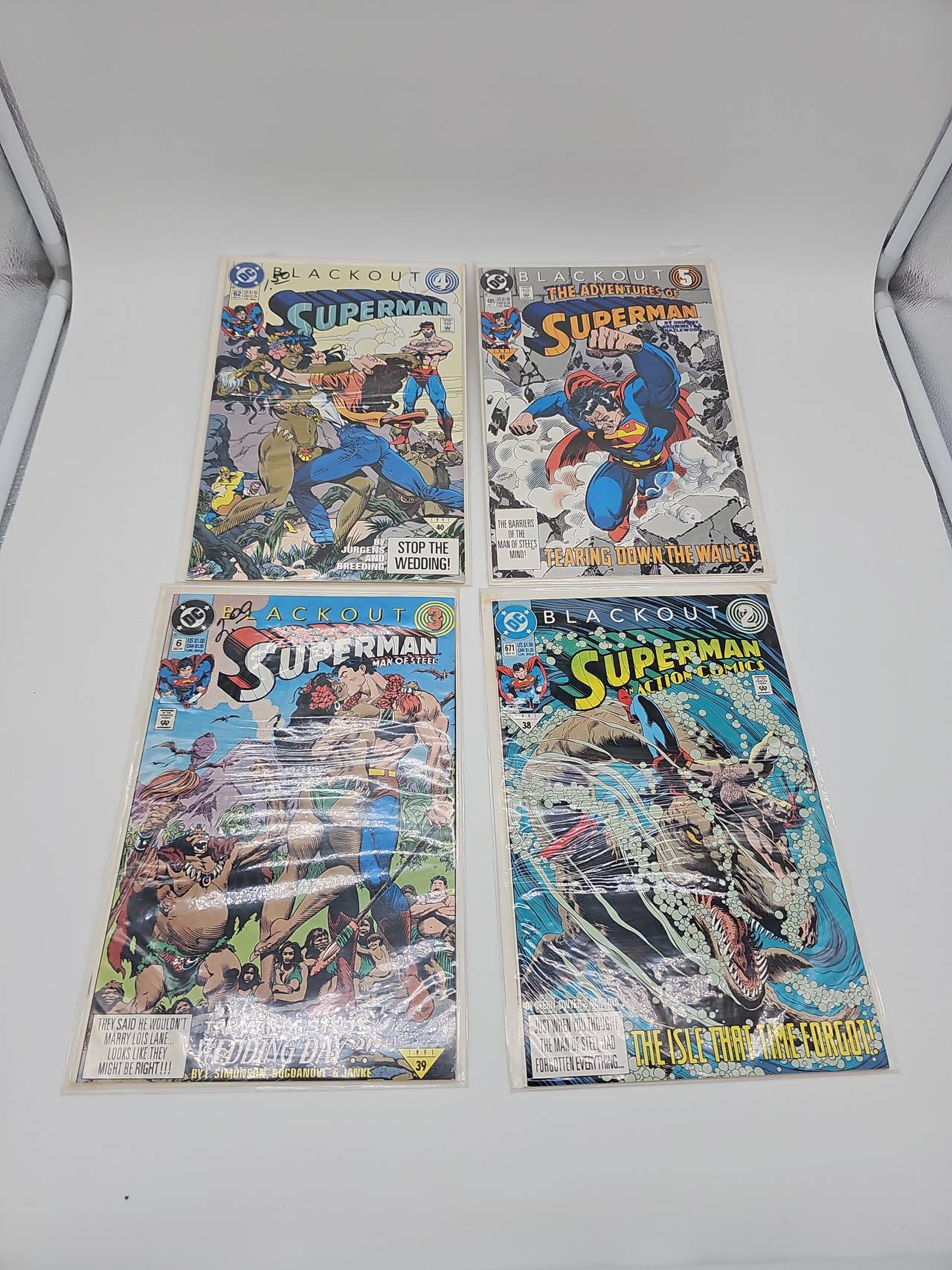 Superman Blackout Comic Book Lot (4 Issues)
