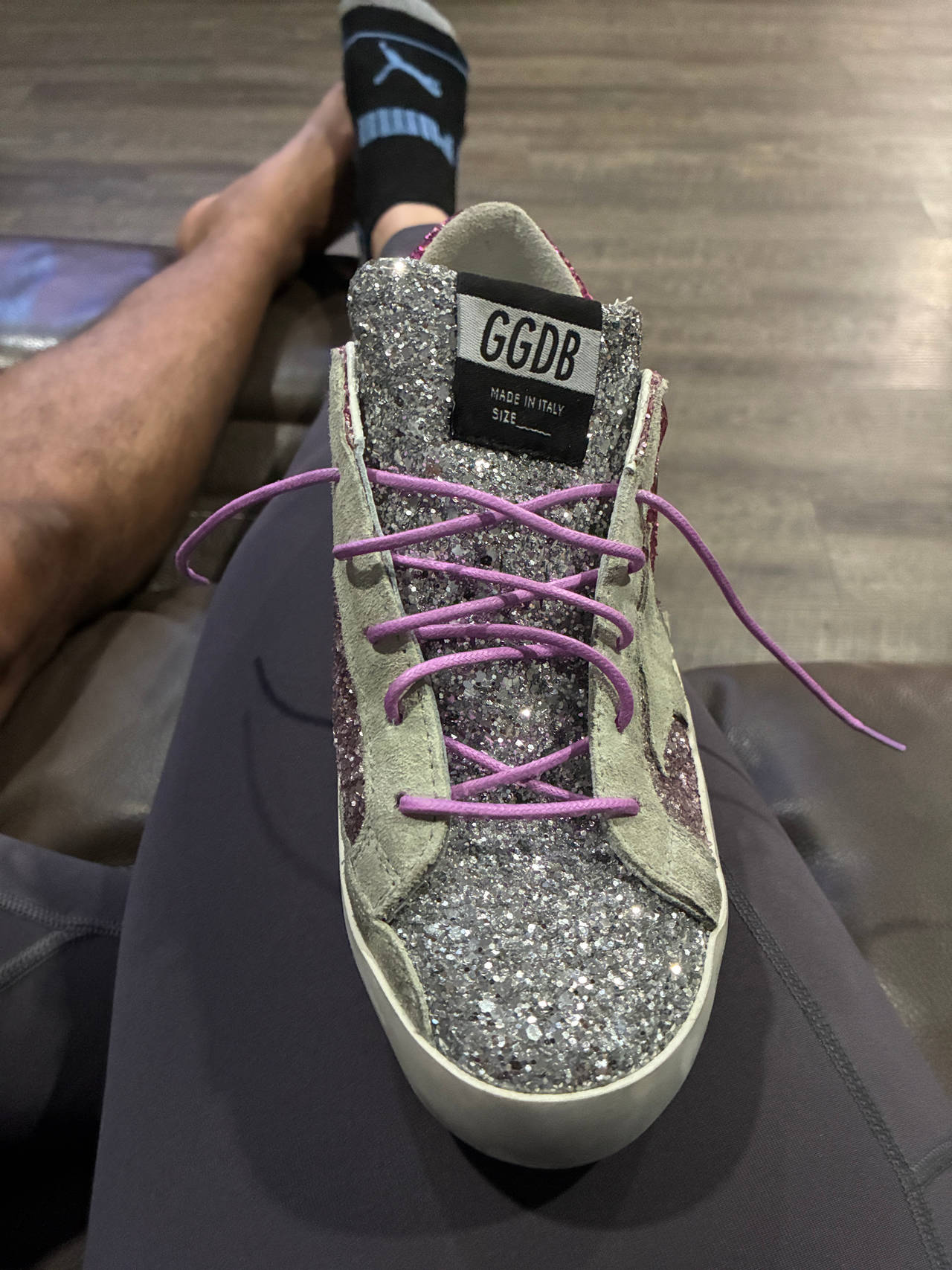 Golden Goose Deluxe Brand Glitter Sneaker