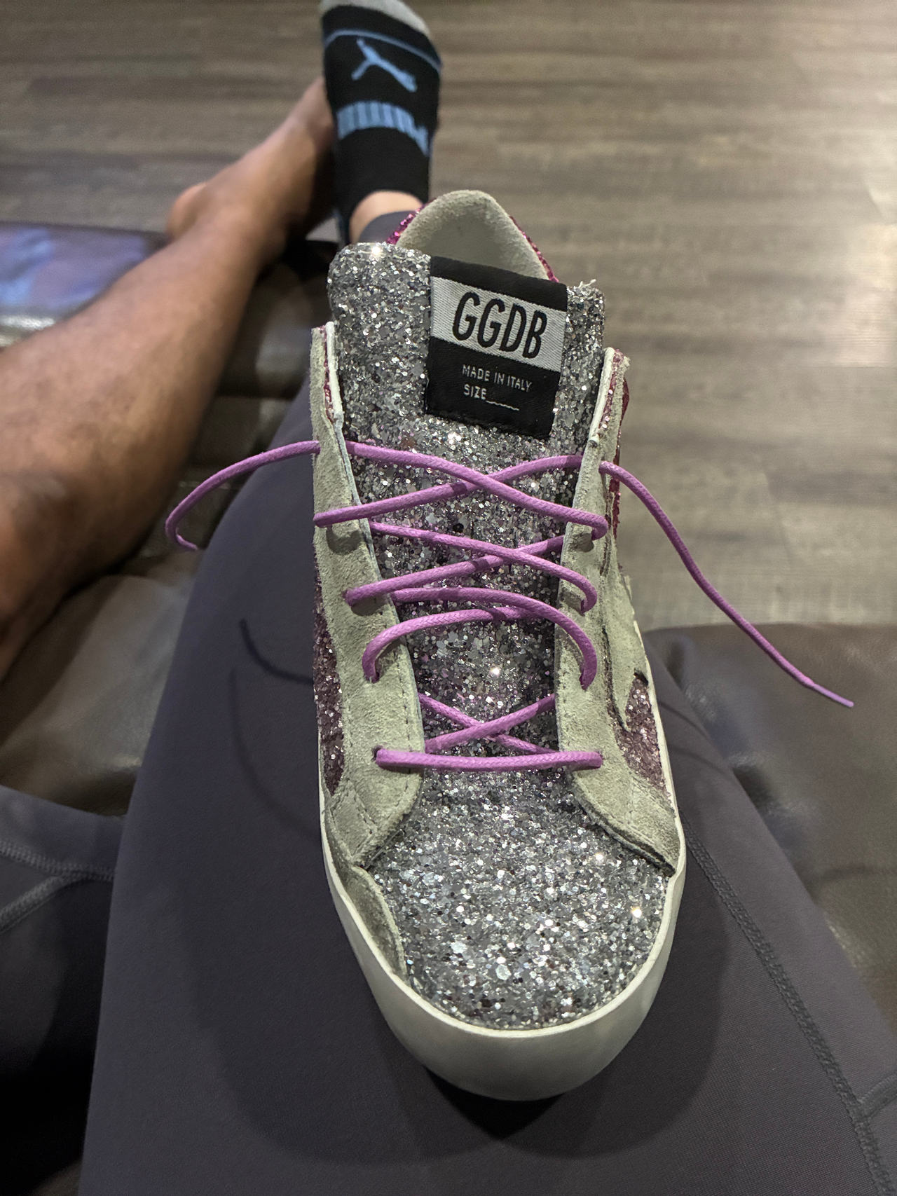 Golden Goose Deluxe Brand Glitter Sneaker
