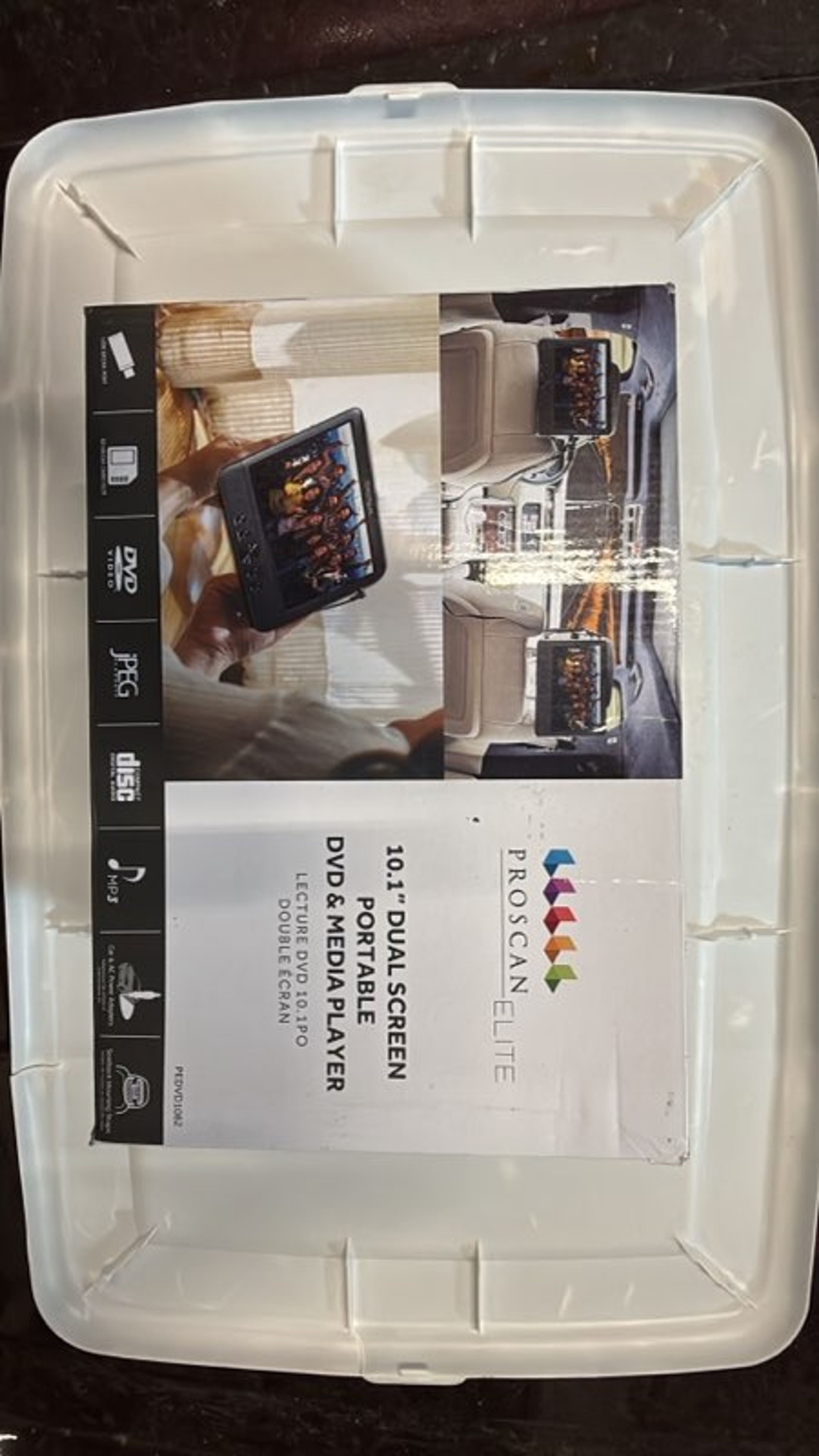 Proscan Elite 10.1" Dual Screen Portable DVD & Media Player