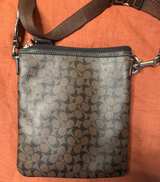 Coach Unisex Signature North South Crossbody Bag - Image 4