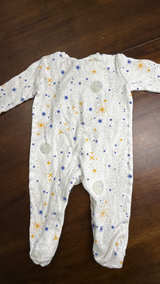 Chelsea FC Baby Star Print Sleepsuit 3-6mos - Image 4