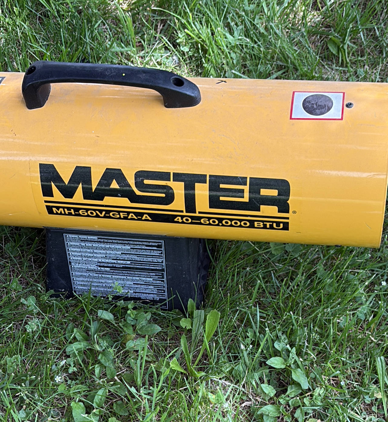 Master MH-60V-GFA-A Forced Air Propane Heater