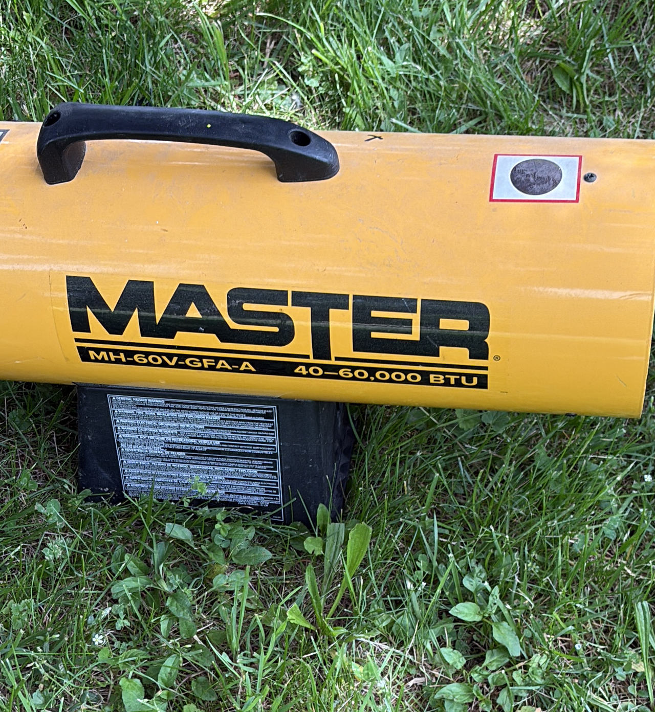 Master MH-60V-GFA-A Forced Air Propane Heater