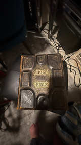 Antique Leather Holy Bible (1870s) - Image 4
