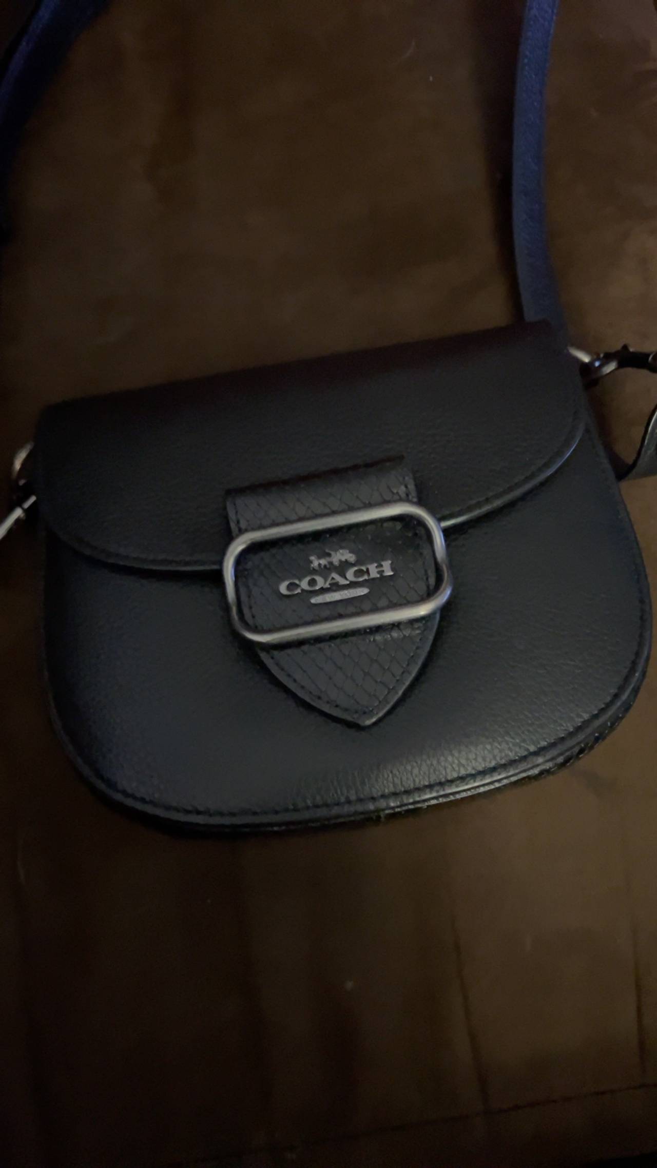 Coach Morgan Saddle Bag Black