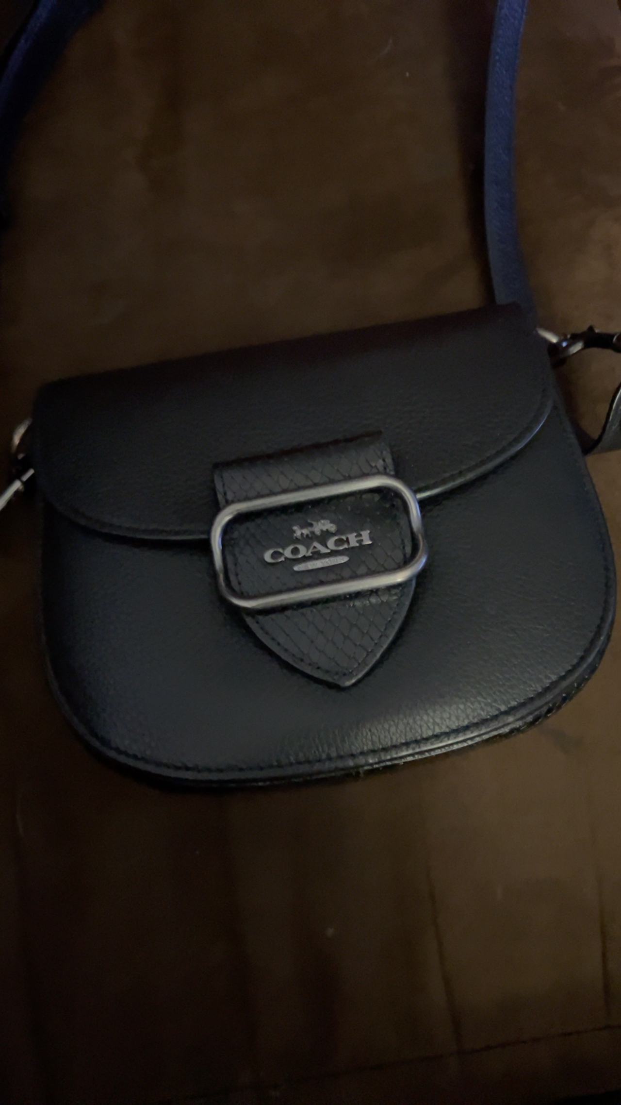 Coach Morgan Saddle Bag Black