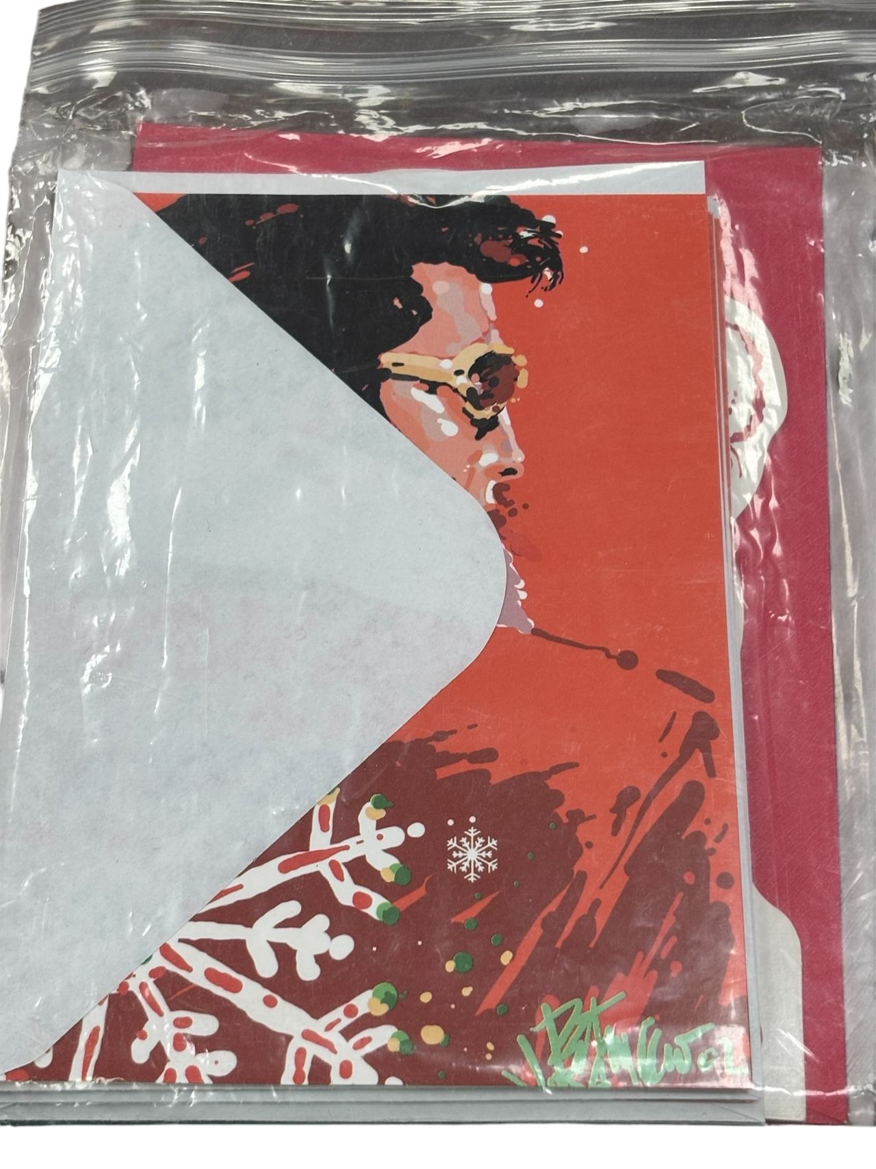 Elvis Presley Holiday Greeting Card set by V.A.W. Art