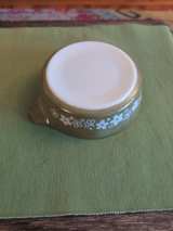 VTG PYREX Spring Blossom   Green CINDERELLA Mixing Bowl  #35 (1 pint 500ml) - Image 4
