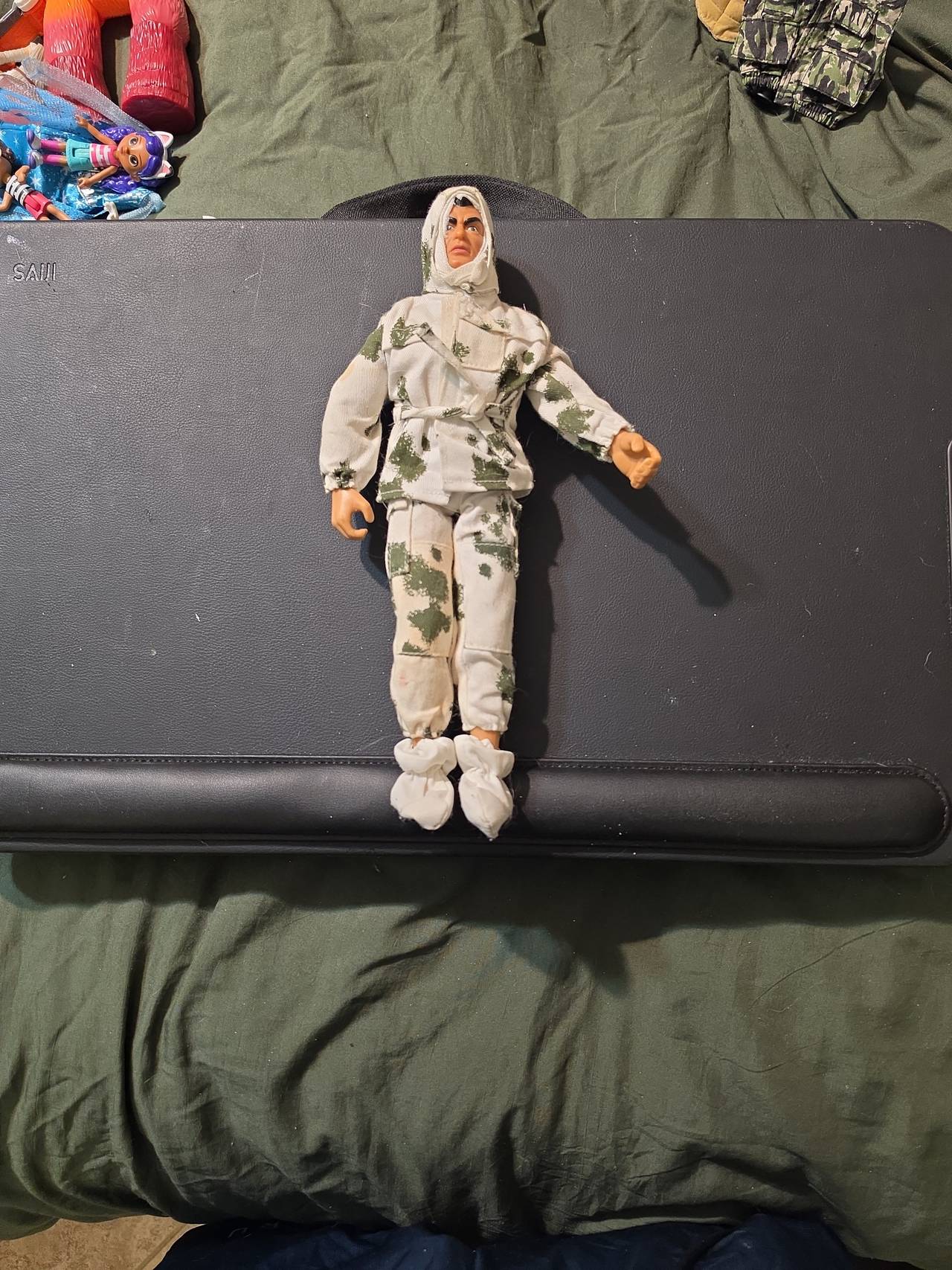 Vintage G.I. Joe 12" Action Figure in Winter Camo