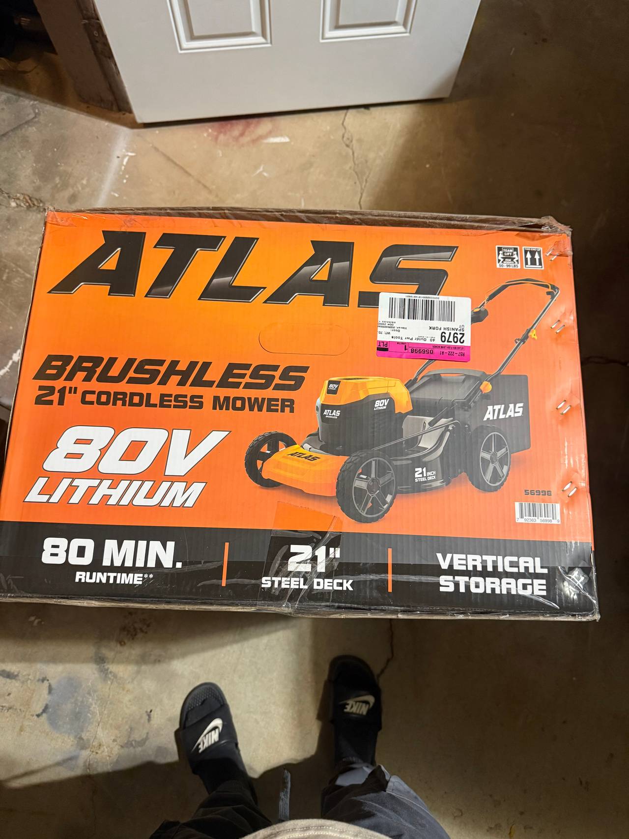Atlas 80V Lithium Brushless 21" Cordless Mower