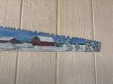 Vintage Hand Painted Crosscut Saw Blade Art - Image 4