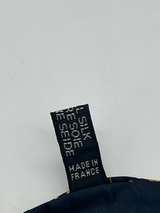 Vintage Lanvin Paris Silk Necktie Navy Gold Pattern Made in France - Image 4