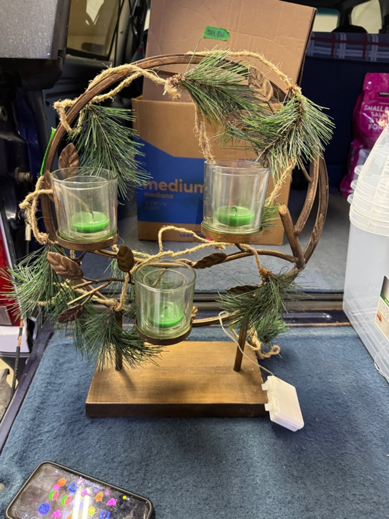 Decorative Metal Candle Holder
