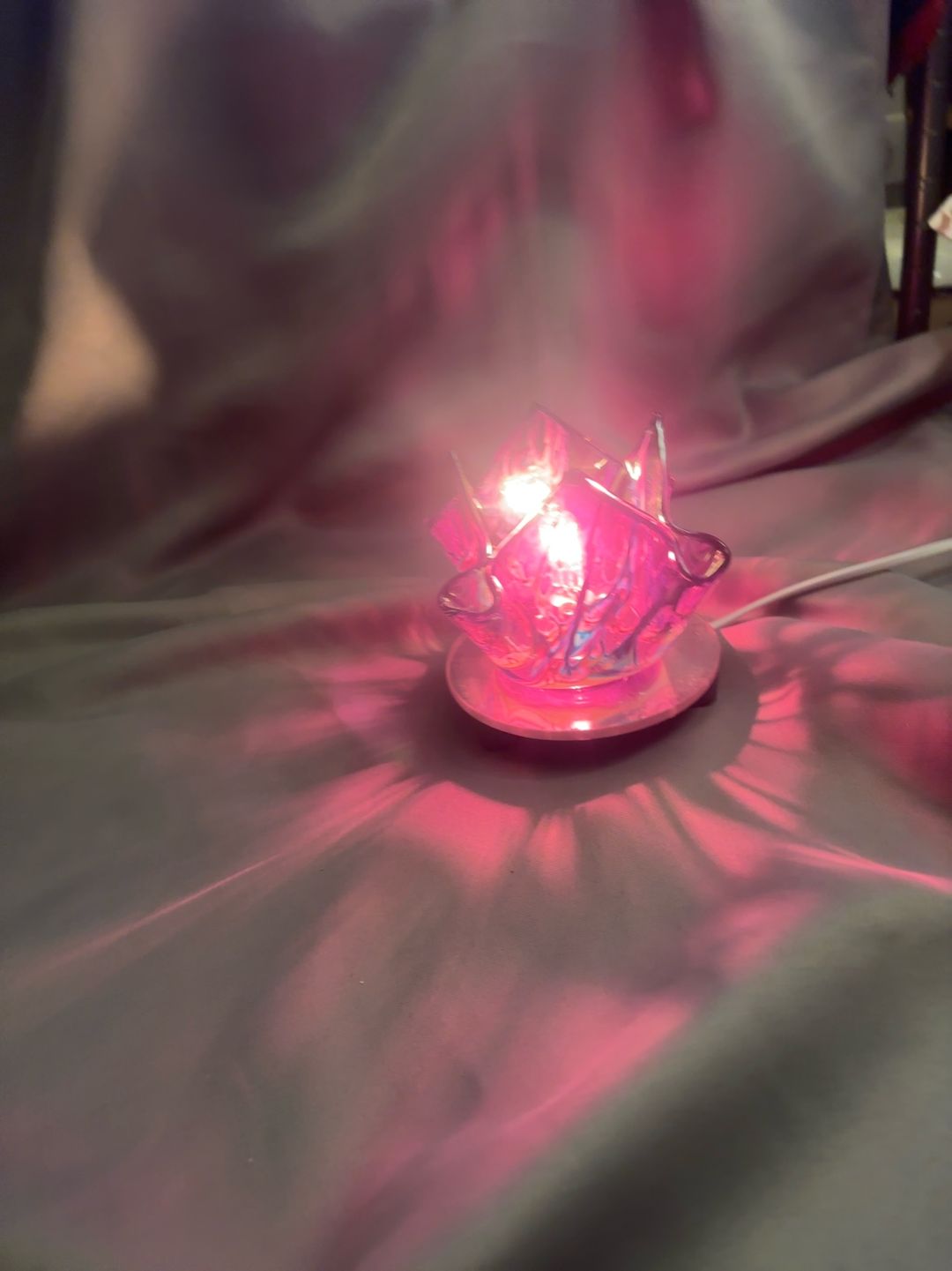 Lotus Pink Resin Tealight Holder