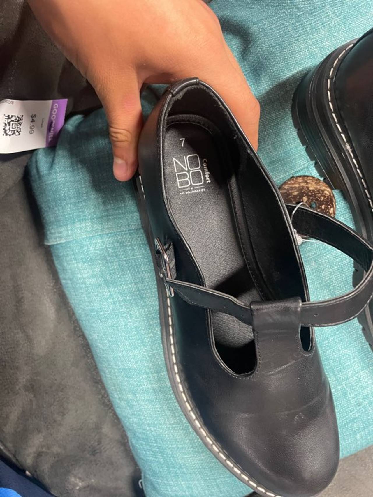 NO BOUNDARIES Women's T-Strap Mary Jane Shoes