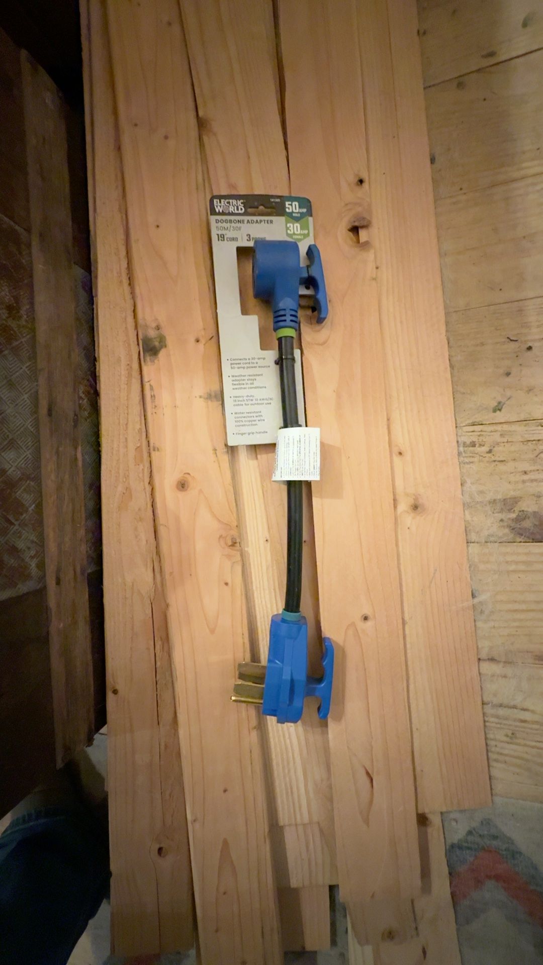 Electric World 30 Amp 4-Prong to 30 Amp Adapter Cord