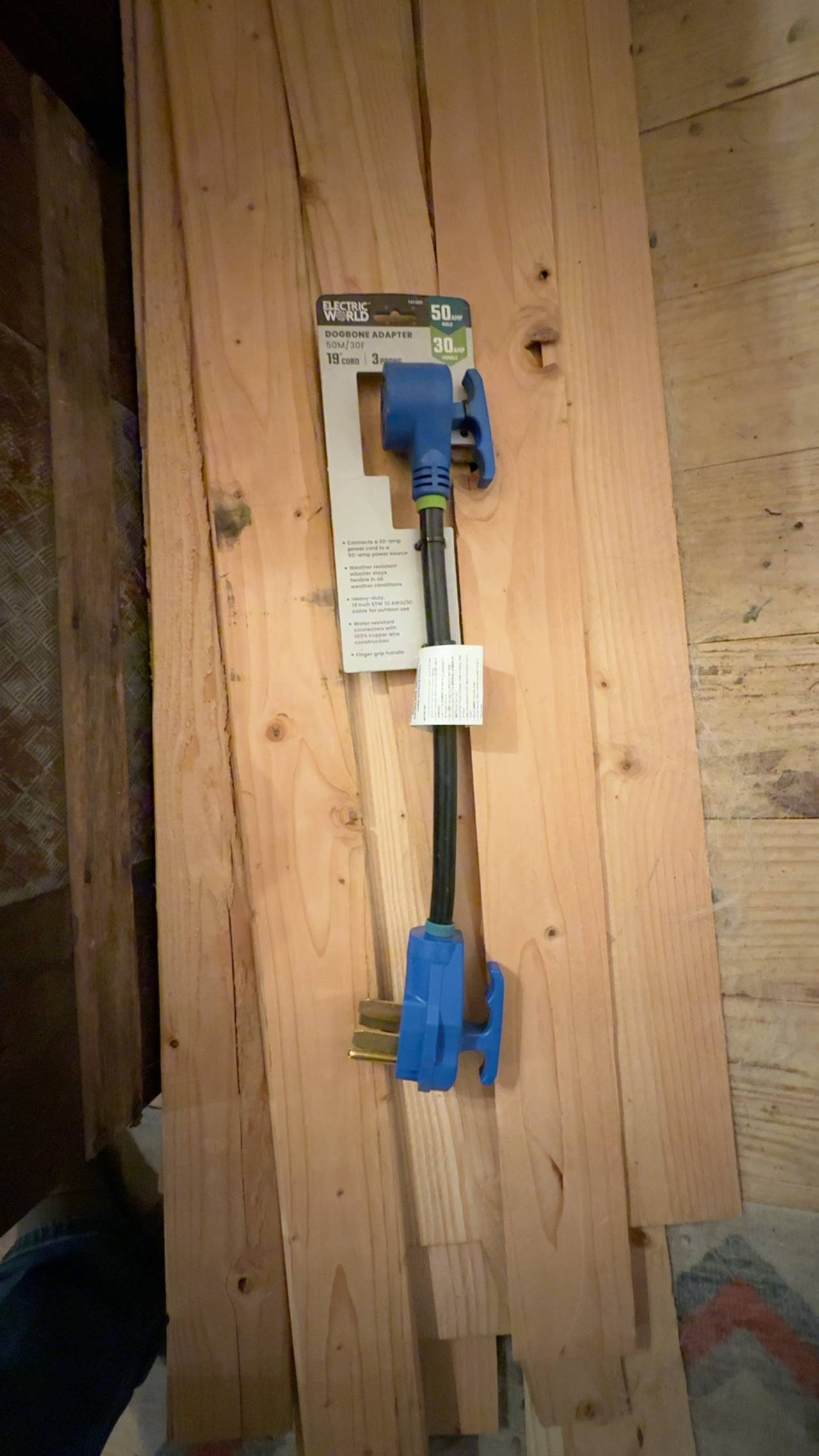 Electric World 30 Amp 4-Prong to 30 Amp Adapter Cord