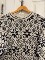 Robert Stock Vintage Snowflake Sweater Large  - Image 5