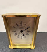Tiffany & Co. Portfolio Brass Desk Clock - Image 1