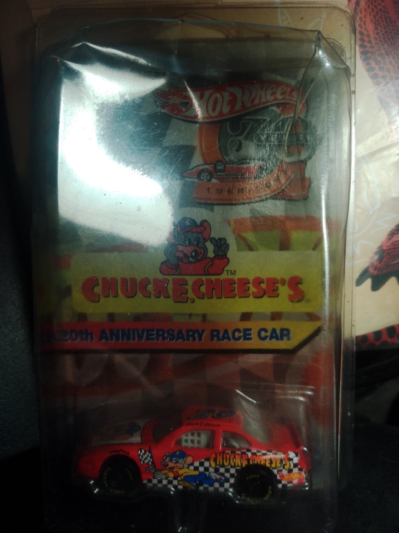 Hot Wheels Chuck E. Cheese's 20th Anniversary Race Car
