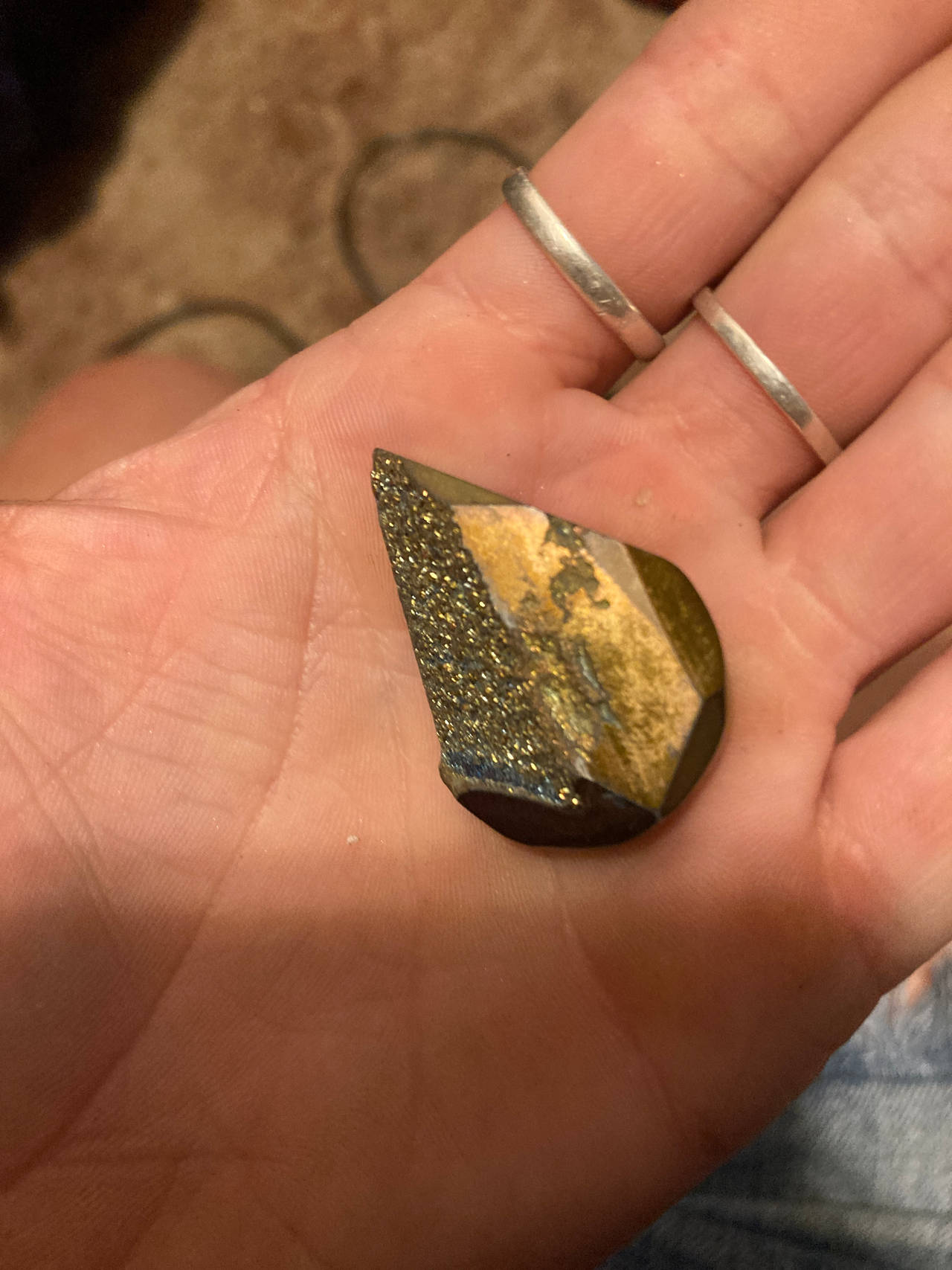 Tiger's Eye with Pyrite