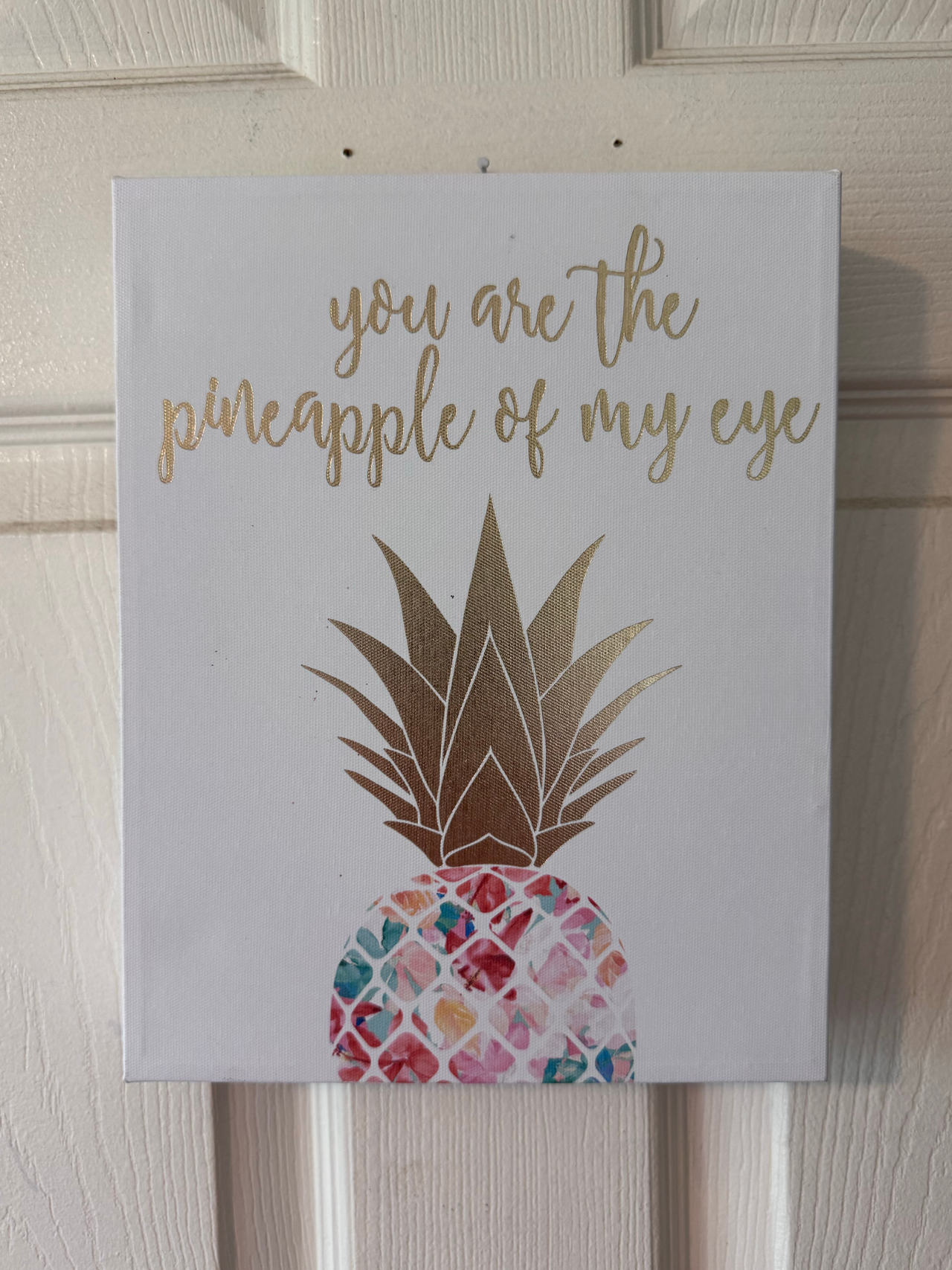 You Are The Pineapple Of My Eye Canvas Wall Art