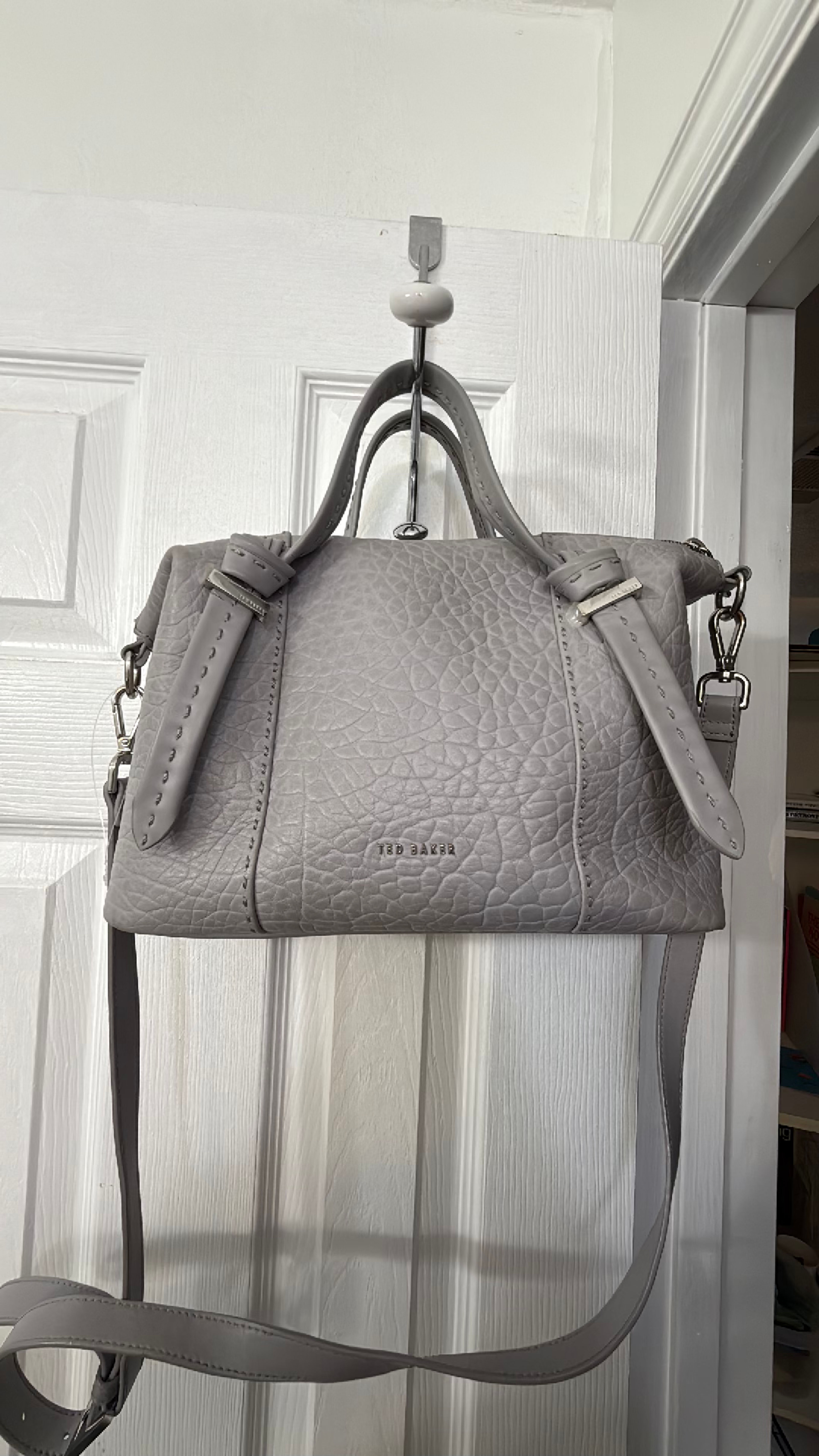 Ted Baker Olmia Knotted Handle Small Tote Bag Taupe