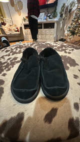 Sanuk Chiba Chill Suede Slip-On Loafer Black size 8 - Image 2