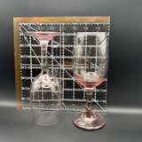 Pink Ombre Stemmed Wine Glasses - Image 4
