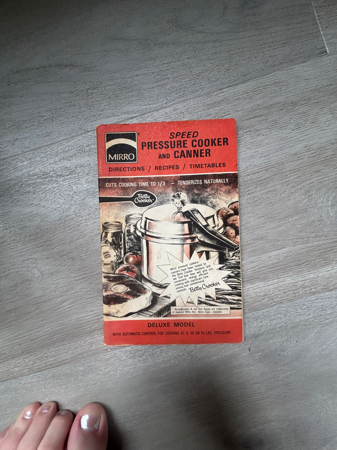 Mirro Speed Pressure Cooker and Canner Manual