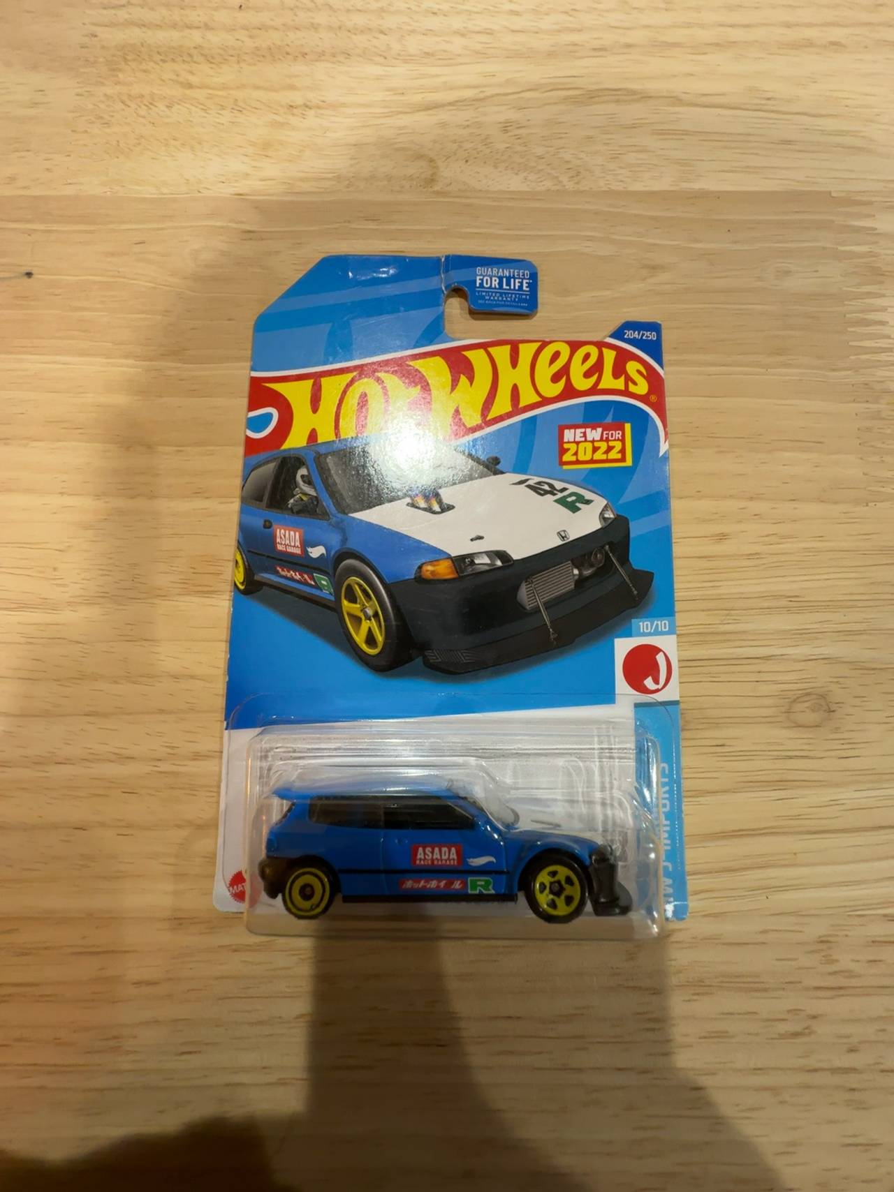 Hot Wheels Honda Civic Custom Blue