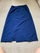 Navy Blue Midi Skirt - Image 1