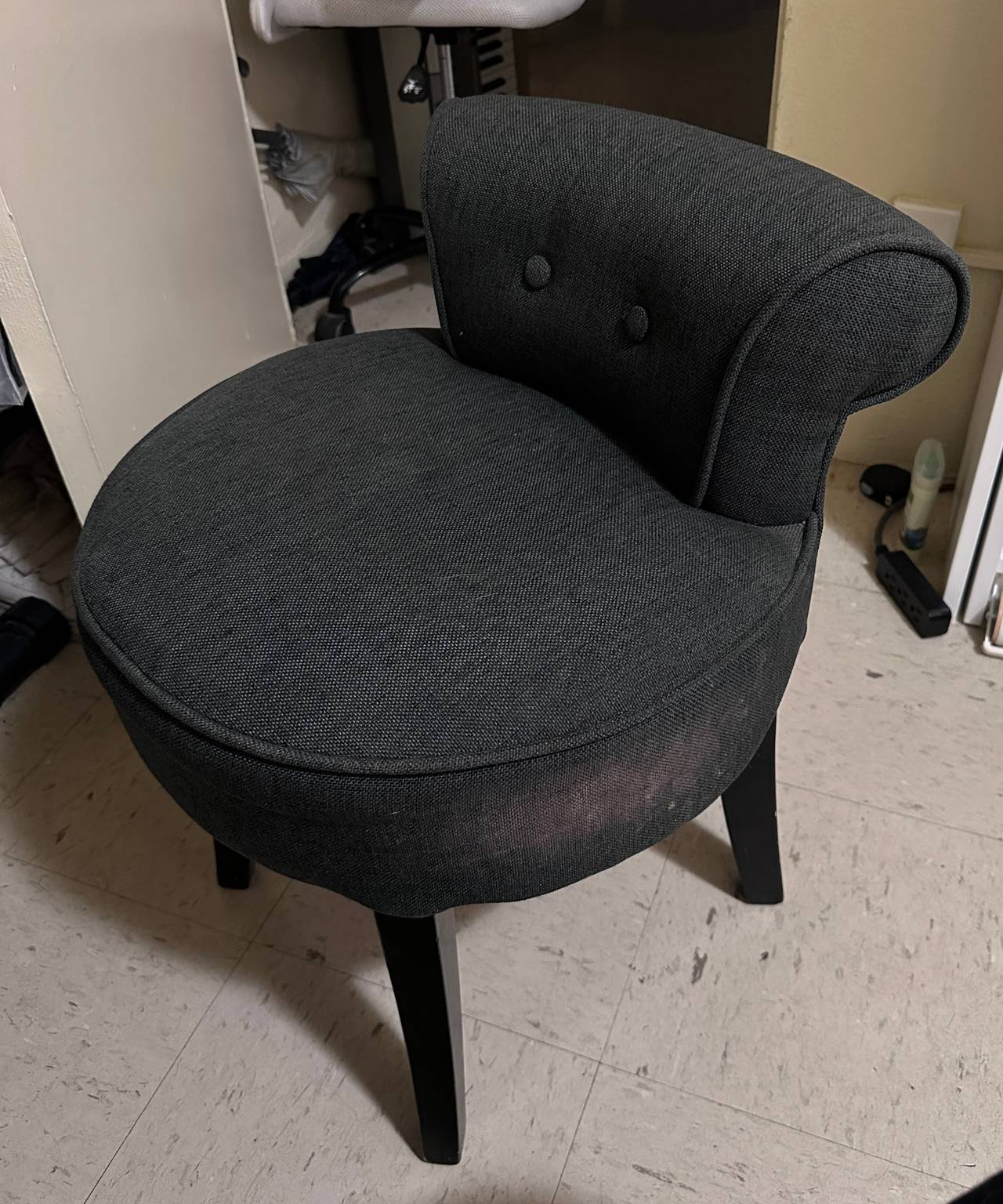 Vanity Stool Stone