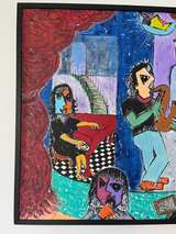 Cubist-style Abstract Painting 1995 Begoñat Ubieta-Moody 38” x 50” - Image 7