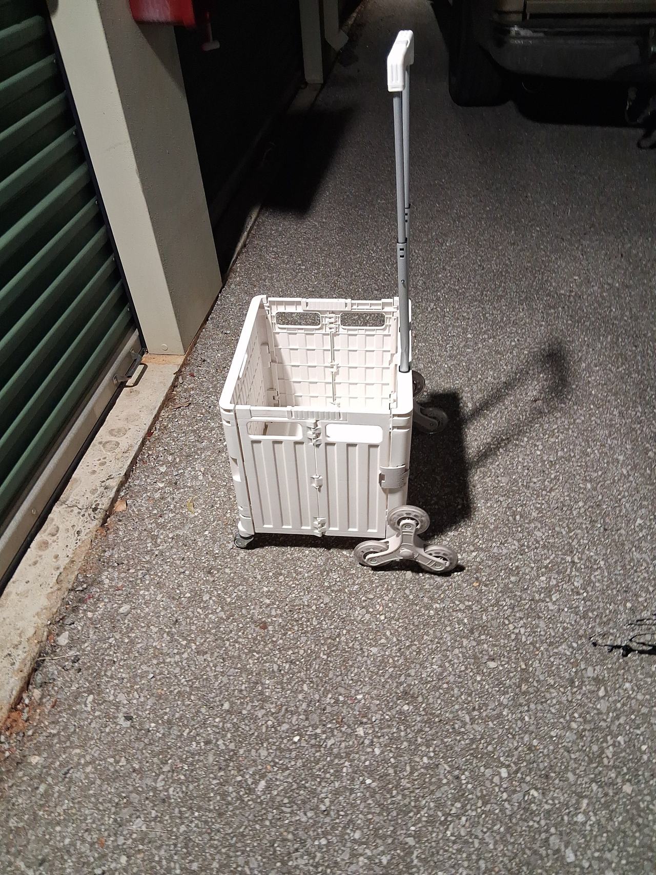 Folding Stair Climbing Grocery Cart