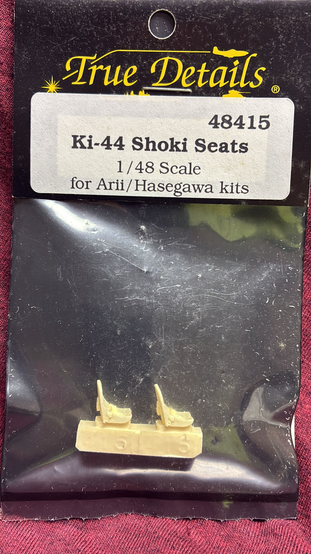 True Details 48415 Ki-44 Shoki Seats 1/48 Scale