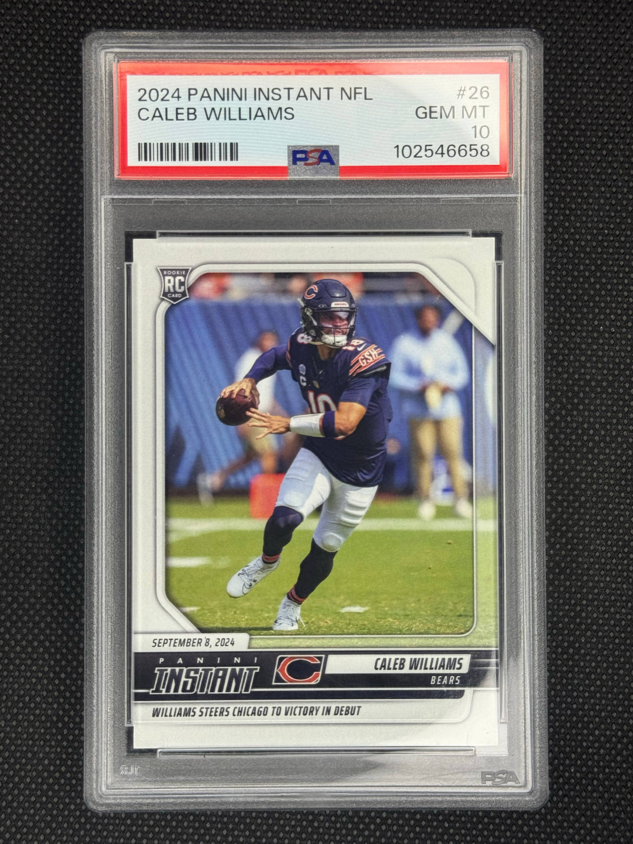 2024 Panini Instant NFL Caleb Williams Rookie Card /4525