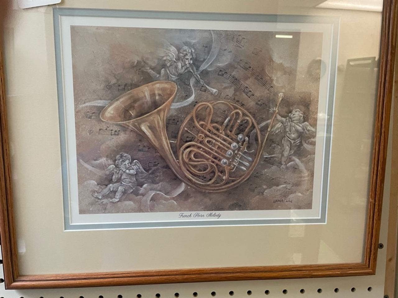 Lena Liu Limited Edition French Horn Print Framed