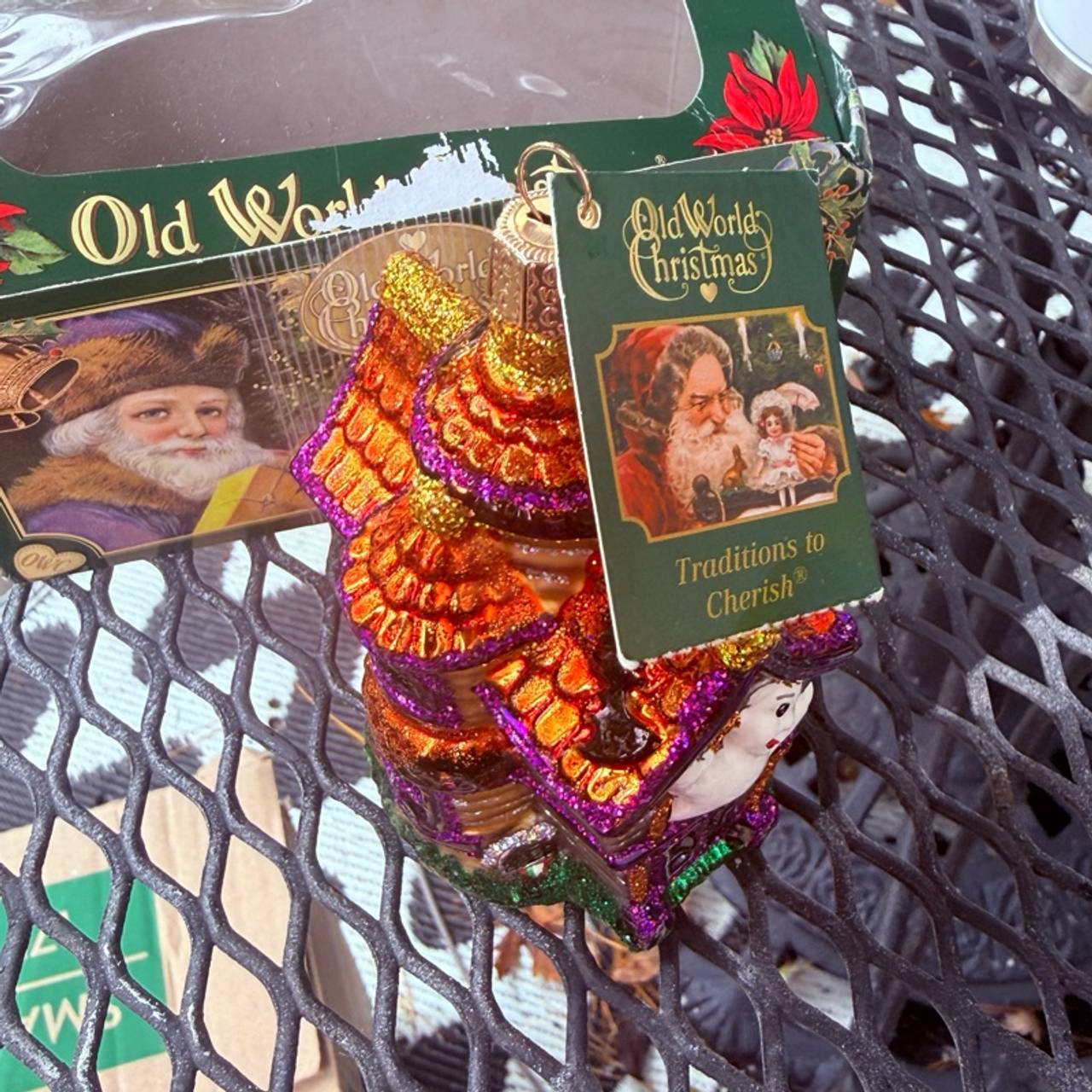 Old World Christmas Blown Glass Ornament