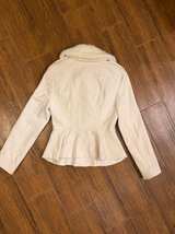 bebe Faux Fur Collar Peplum Jacket - NWT - Image 4