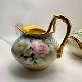 Jean Pouyat (JP) & France Limoges
Hand-Painted Sugar Bowl and Creamer Set - Image 8