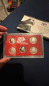 2007 United States Mint 50 State Quarters Silver Proof Set - Image 3