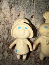 Pillsbury Doughboy & Doughgirl Lot of 2 Vintage Rubber Figure 7" - Image 3