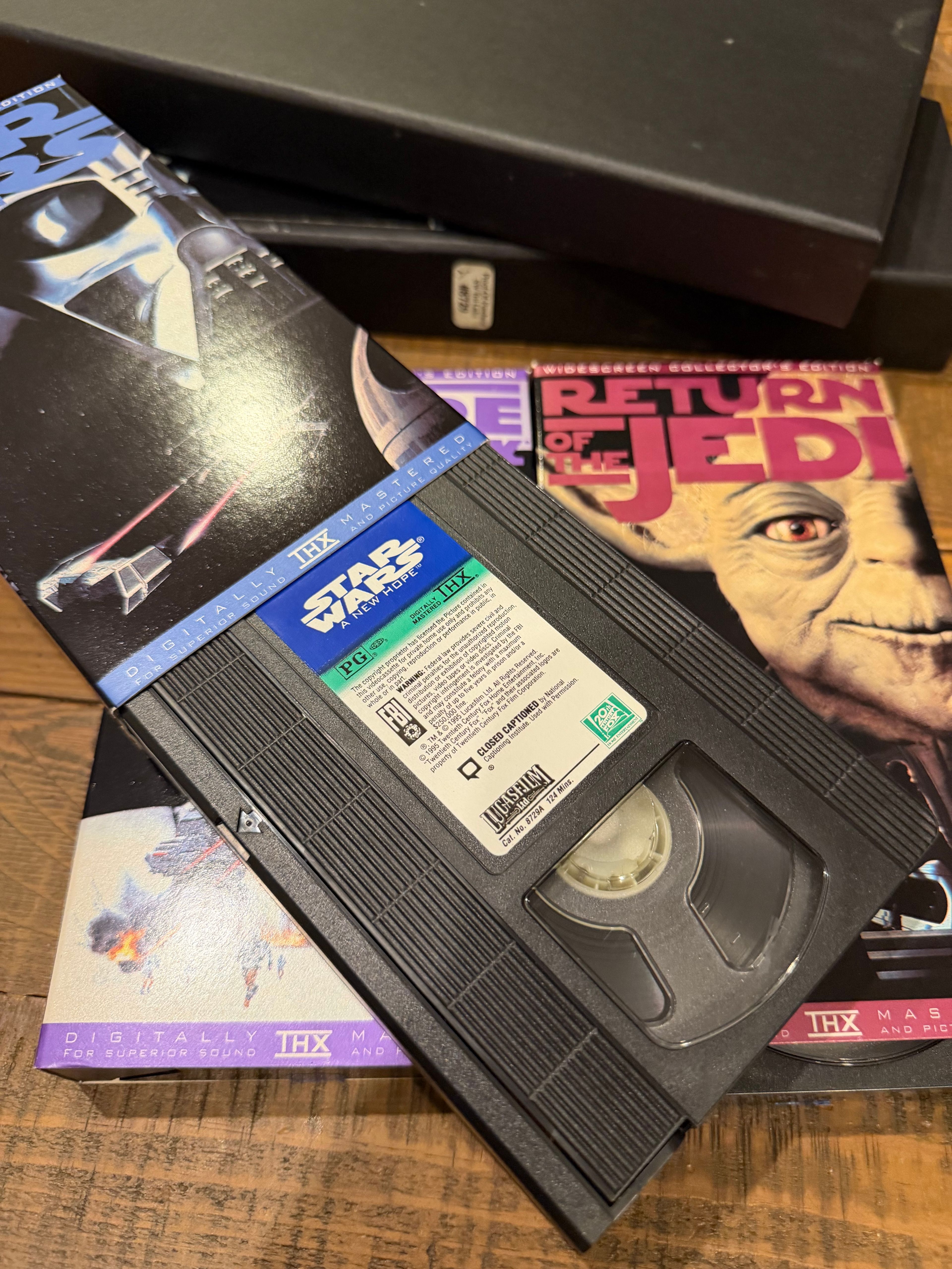 Star Wars Trilogy THX Widescreen Edition VHS Box Set (1995) Movie Lot Vintage - Image 4