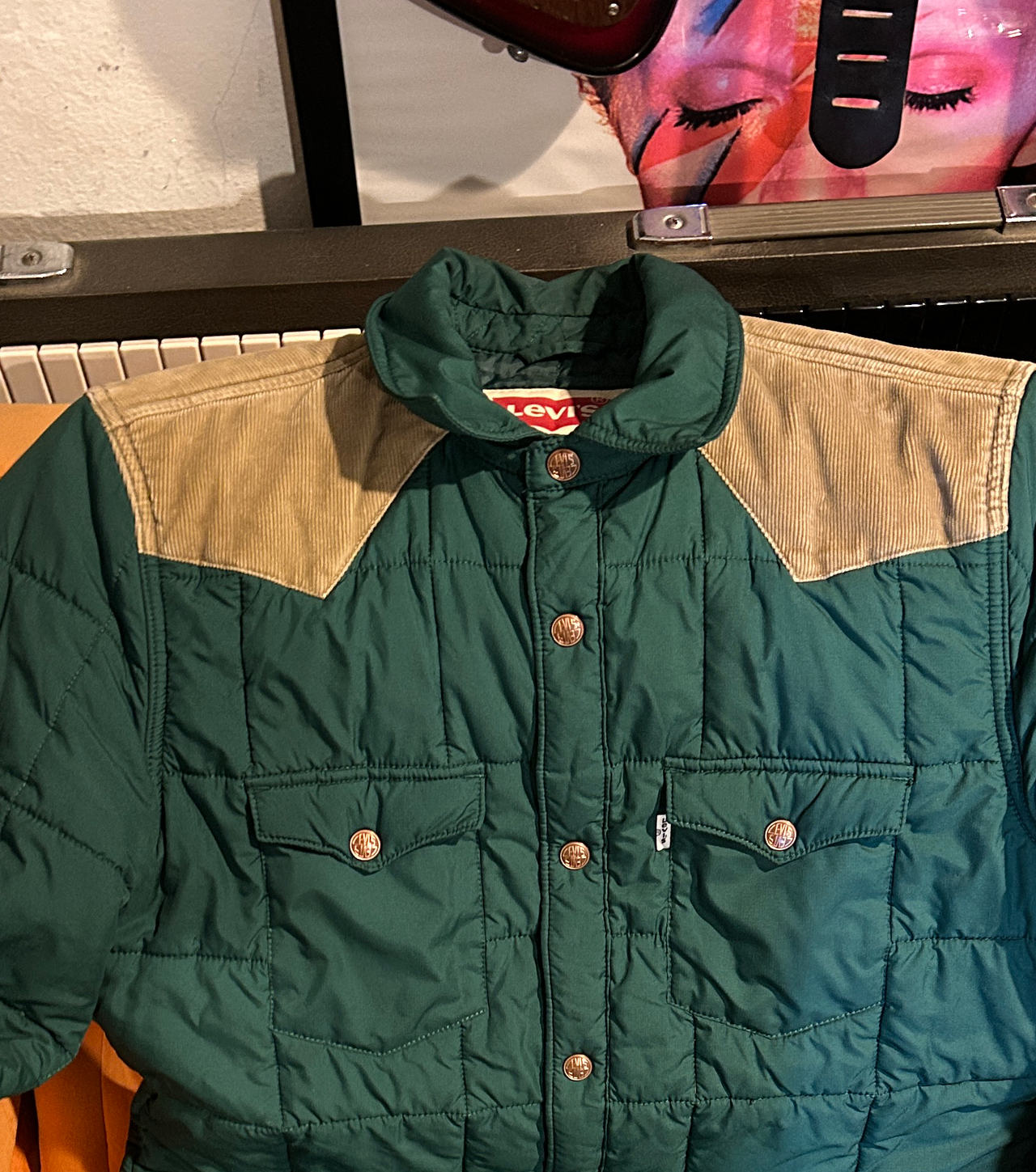 Levi's Vintage Western Corduroy Yoke Puffer Jacket