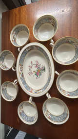 Lenox Ming Birds 6-Piece Snack Plate & Cup Set - Image 3