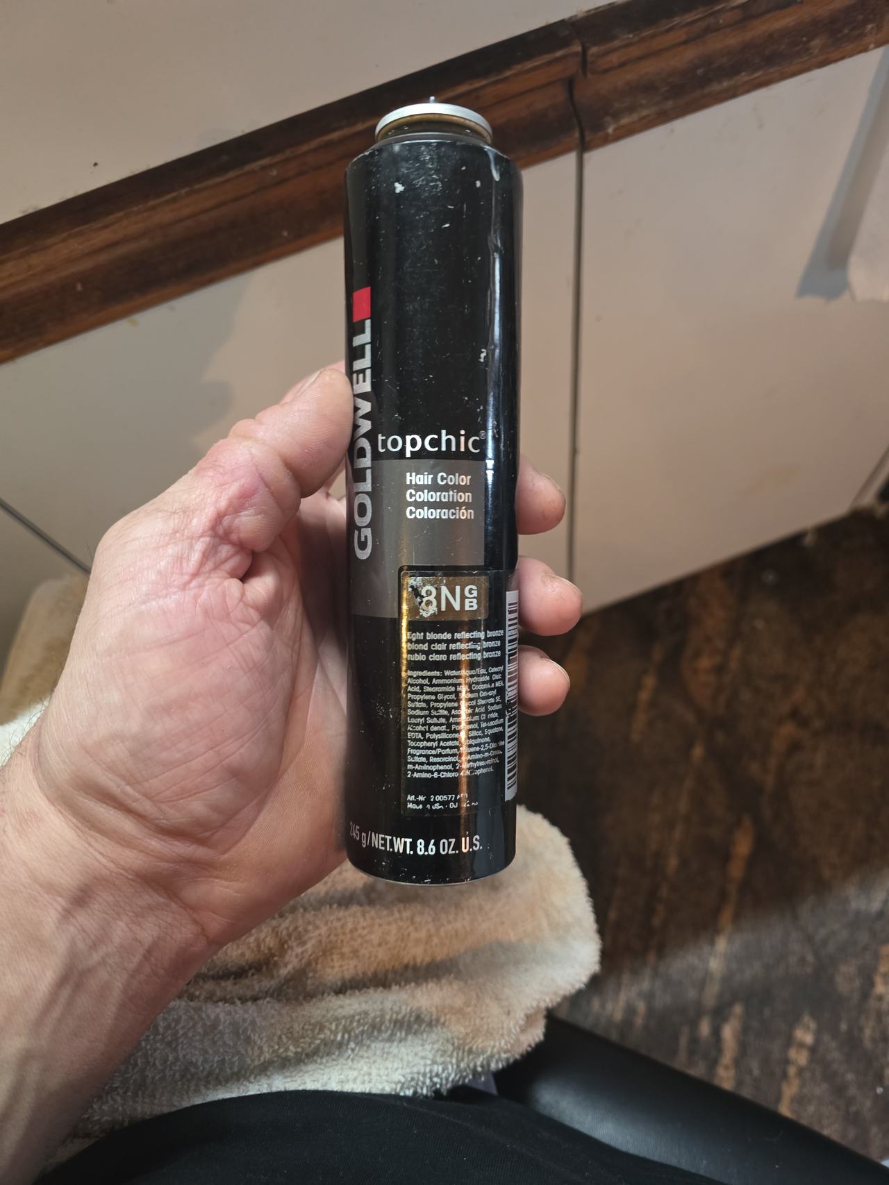 Goldwell Topchic Hair Color Coloration 8NG Light Blonde Reflecting Bronze