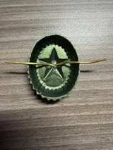 Soviet Army Olive Drab Star Cockade Badge - Image 2